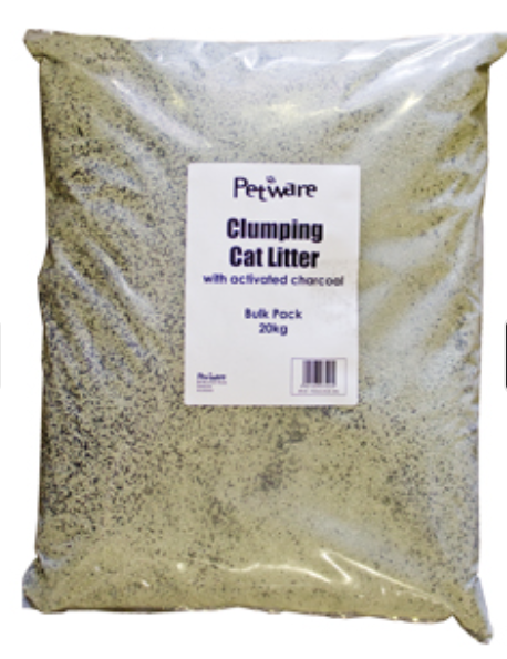 Bulk Litter Clumping 20Kg C/W active Charcoal