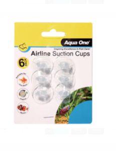 Aqua One Air Line Suction Cups (6pk)