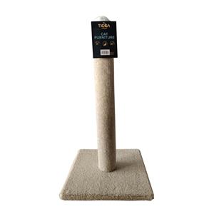Tigga Carpet Cat Pole Medium Cream 75cm