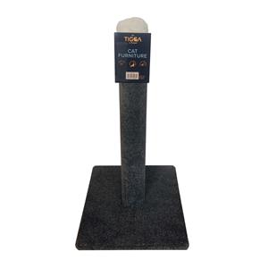 Tigga Carpet Cat Pole Medium Slate 75cm