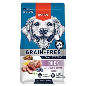 Wanpy Dog 1.5kg Grain Free Duck Recipe