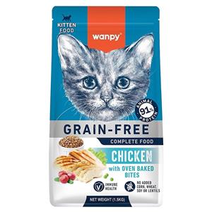 Wanpy Kitten 1.5kg Grain Free Chicken Recipe