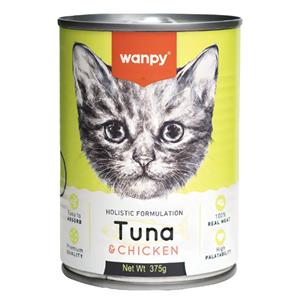 Wanpy Kitten Can 375g Chicken and Tuna