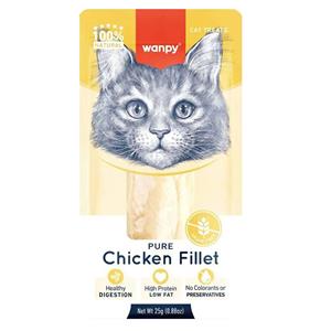 Wanpy Cat Treat Chicken Fillet 25g