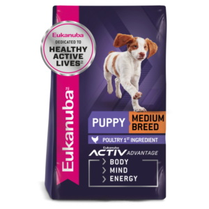 Eukanuba Medium Breed Puppy Dry Dog food 15kg