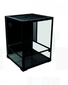 Reptile One RTF-450HT Terrarium Glass (hinged Door) 45lx45wx60cmh