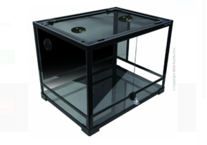 Reptile One RTF-600H Terrarium Glass (hinged Doors) 60lx45wx45cmh