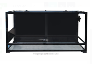 Reptile One RTF 900HL Glass Hinged Door Terrarium 90x45x30cm