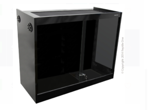 Reptile One S2M-12612 Viviarim120x60cmx120cm H Black