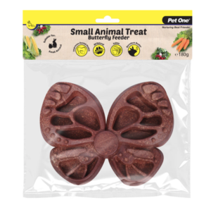 Pet One Small An Treat Butterfly Feeder 16.1x12.6x3.4cmh