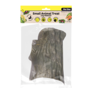 Pet One Small An Treat Log Hideout 15.5x10.3x6.5cmh