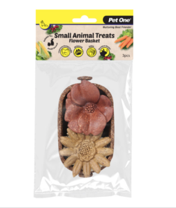 Pet One Small An Treat Flower Basket 3pcs