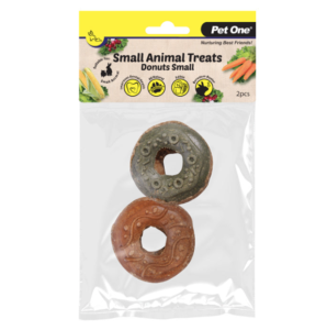 Pet One Small An Treat Donuts Small 2pcs Green/Orange