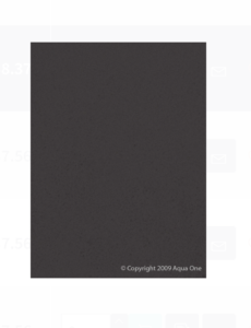 Aqua One Sponge - Self Cut Black 15ppi 32 X 20 X 3cm