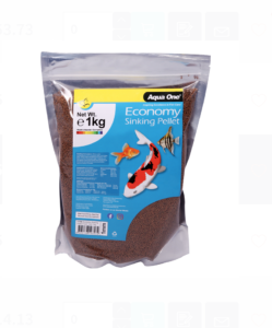 Aqua One Economy Sinking Pellet Food 1mm 1kg