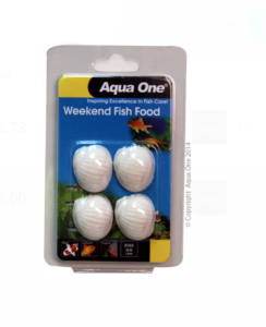 Aqua One Weekend Fish Food Block 20g